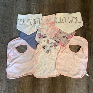 Baby girl bibs